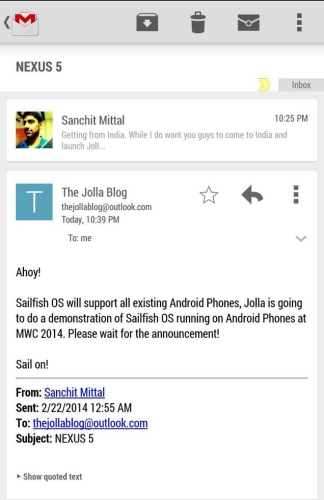 Sailfish OS       Android-