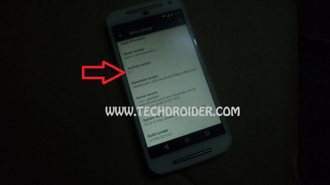 Motorola Moto G   Android 5.1   