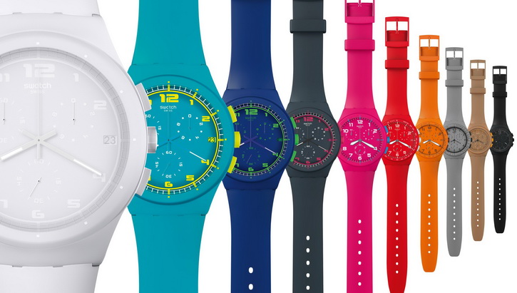   Swatch      Apple Watch