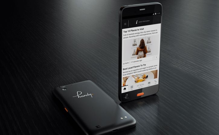 Анонс Handy T1: первый в мире смартфон для отелей