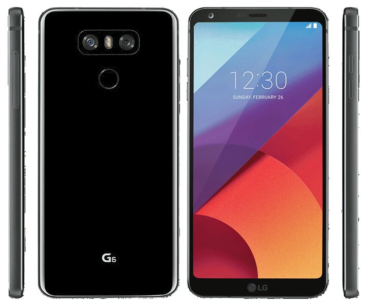  LG G6 Jet Black  @evleaks