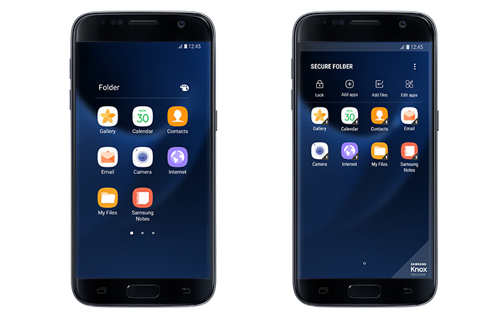    Secure Folder  Samsung Galaxy S7