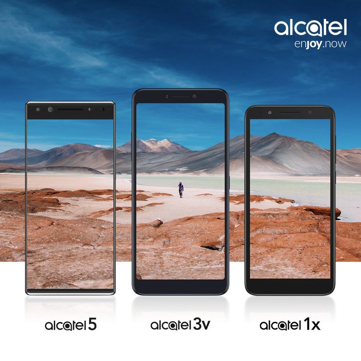 Alcatel   1x, 3v  5   MWC 2018