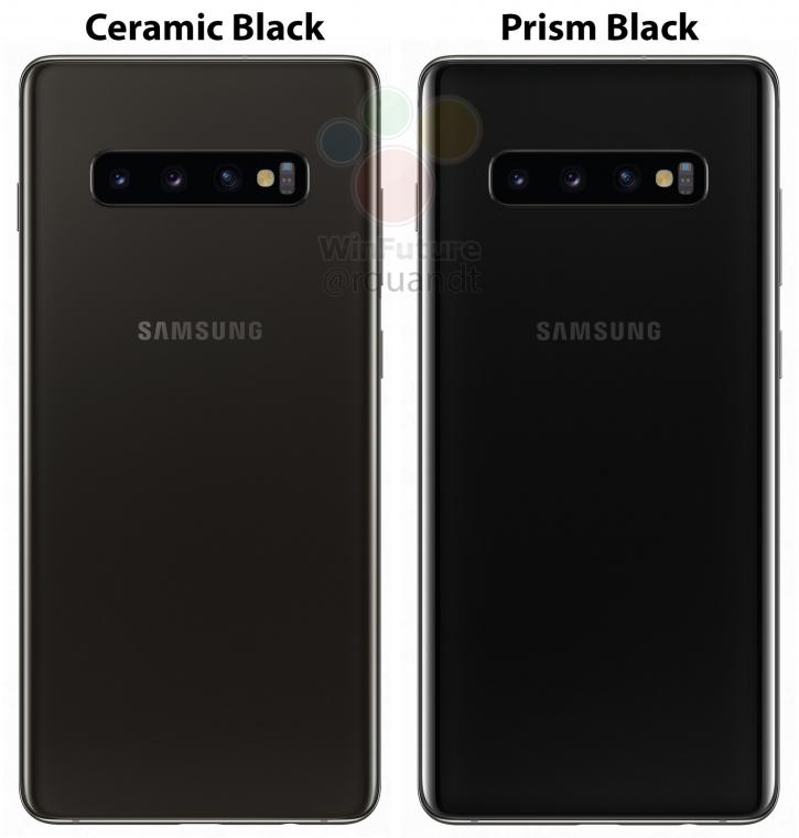 Samsung Galaxy S10+   Prism Black  Ceramic Black: 