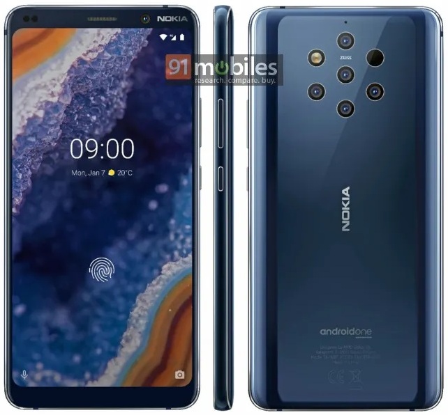 Nokia 9 PureView получит пять камер с одинаковым разрешением
