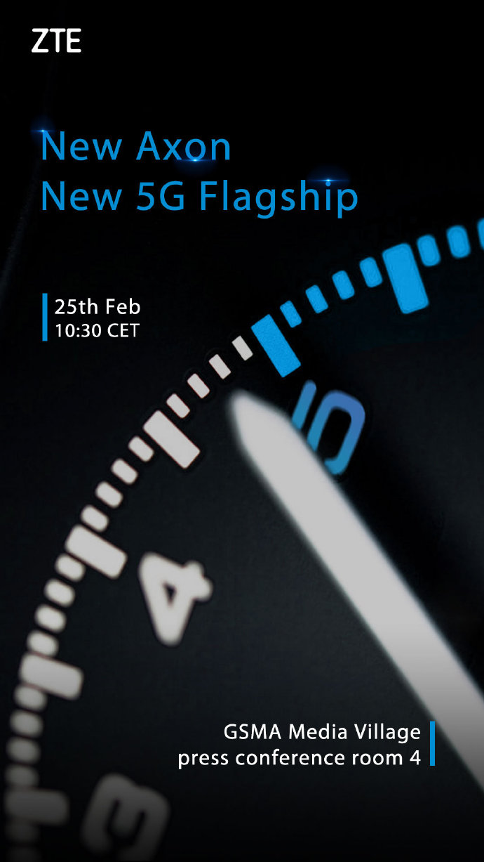 ZTE  MWC 2019:  Axon,  5G-