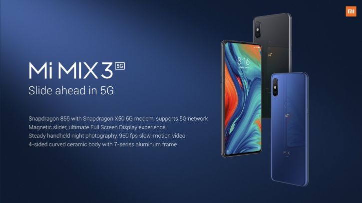 Анонс Xiaomi Mi Mix 3 5G: флагманский слайдер следующего поколения