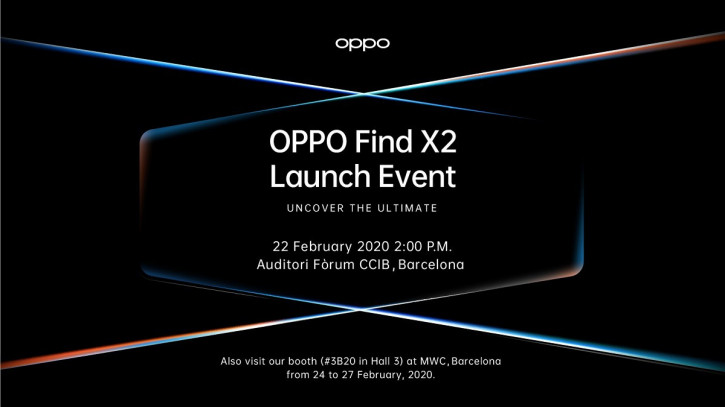   : OPPO Find X2   MWC 2020