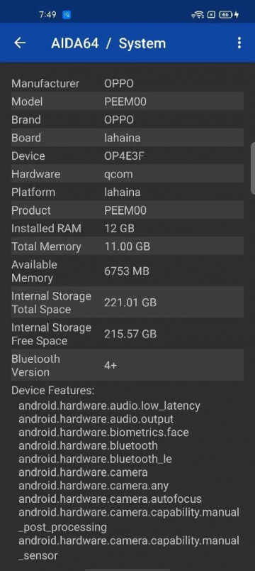   OPPO Find X3 Pro   AnTuTu