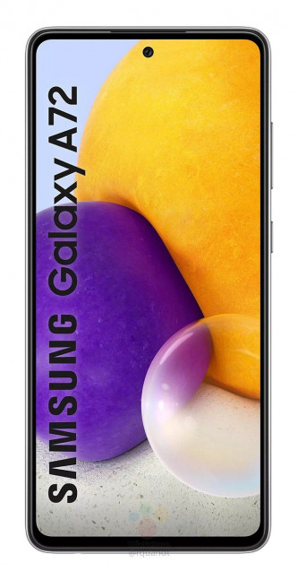 Samsung Galaxy A72 для России: рендеры в четырех цветах и все детали