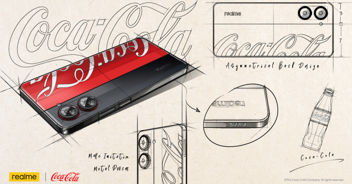 Больше деталей и фото коробки Realme 10 Pro Coca-Cola Edition