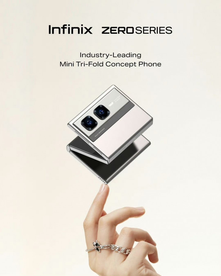  Infinix Zero Mini Tri-Fold    Flip-
