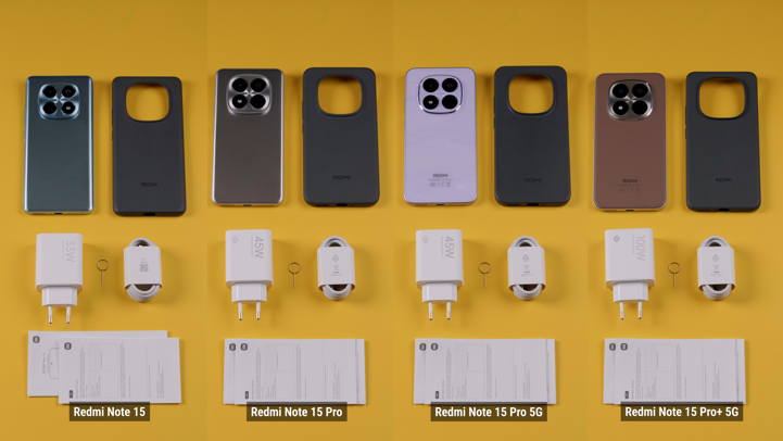Обзор-сравнение Xiaomi Redmi Note 15, Note 15 Pro, Pro 5G и Pro+ 5G