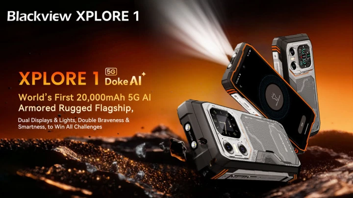 2 экрана, 2 фонаря и 20 000 мАч: Blackview XPLORE 1 уже на AliExpress