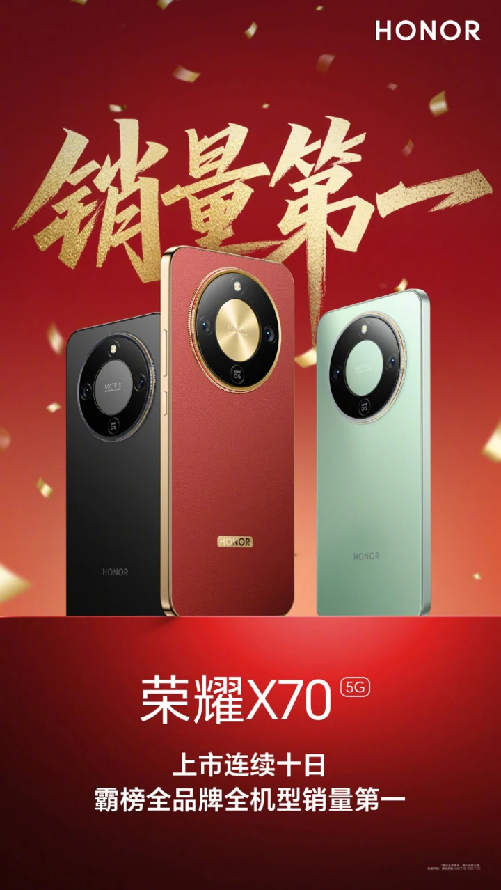Абсолютный хит: первые показатели продаж Honor X70