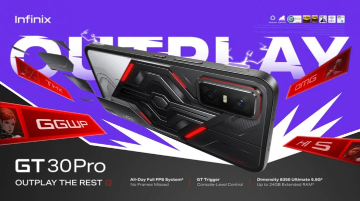 Анонс Infinix GT 30 Pro: игровой топ за свои с курками, Dimensity 8350