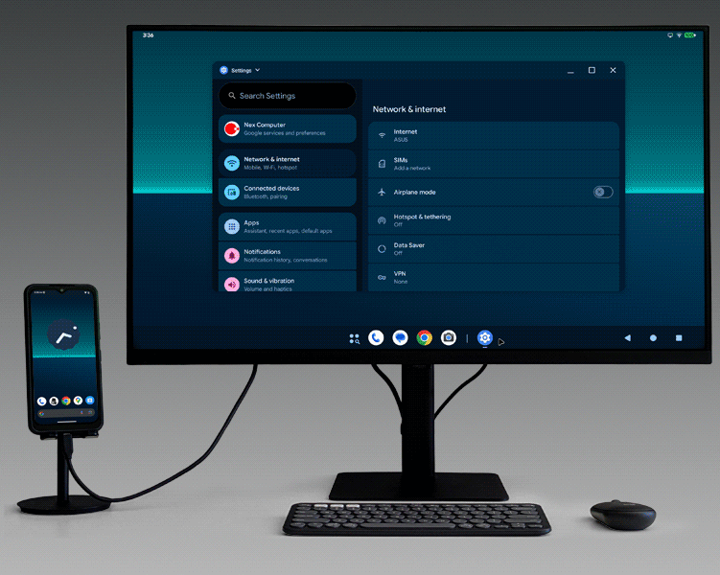 Анонс NexPhone: смартфон с Android и Windows, который заменит вам ноутбук