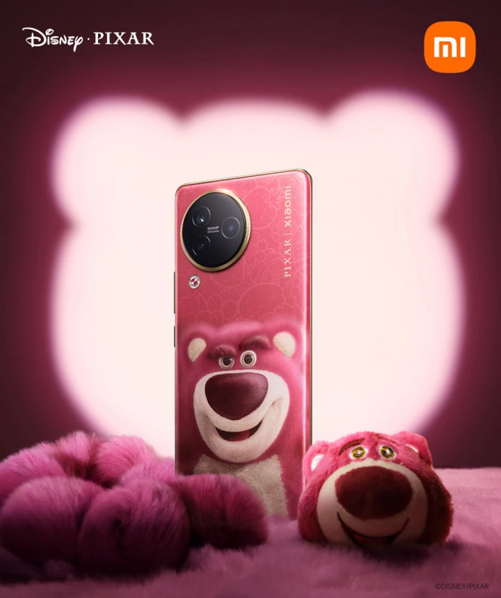 Анонс Xiaomi Civi 3 Strawberry Bear – яркая лимитка к 100-летию Disney