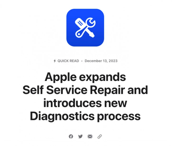 Apple запускает сервис диагностики iPhone для самостоятельного ремонта