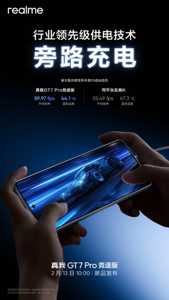 Realme GT 7 Pro RE совместит большую батарею и мощную зарядку