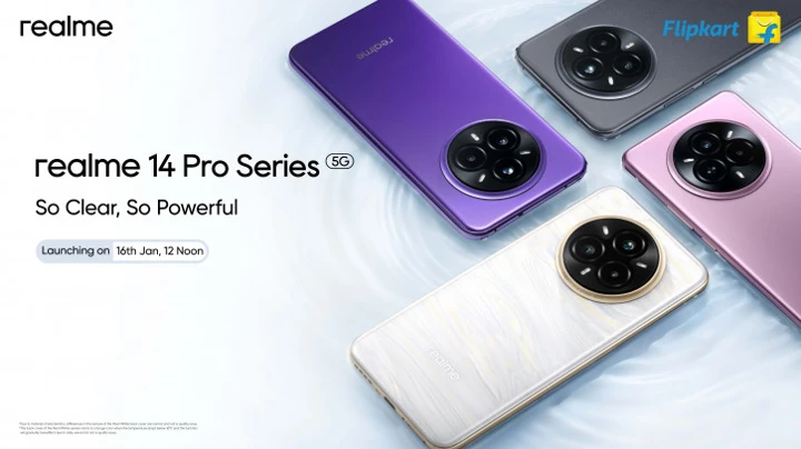 Дата анонса и все расцветки Realme 14 Pro и 14 Pro+ на пресс-фото