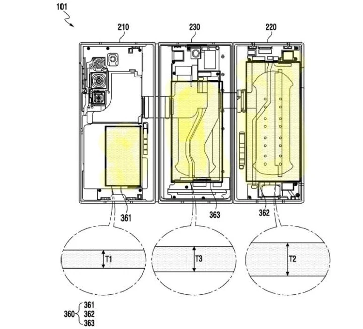 Дизайн Samsung Galaxy Z TriFold раскрыт детальными схемами