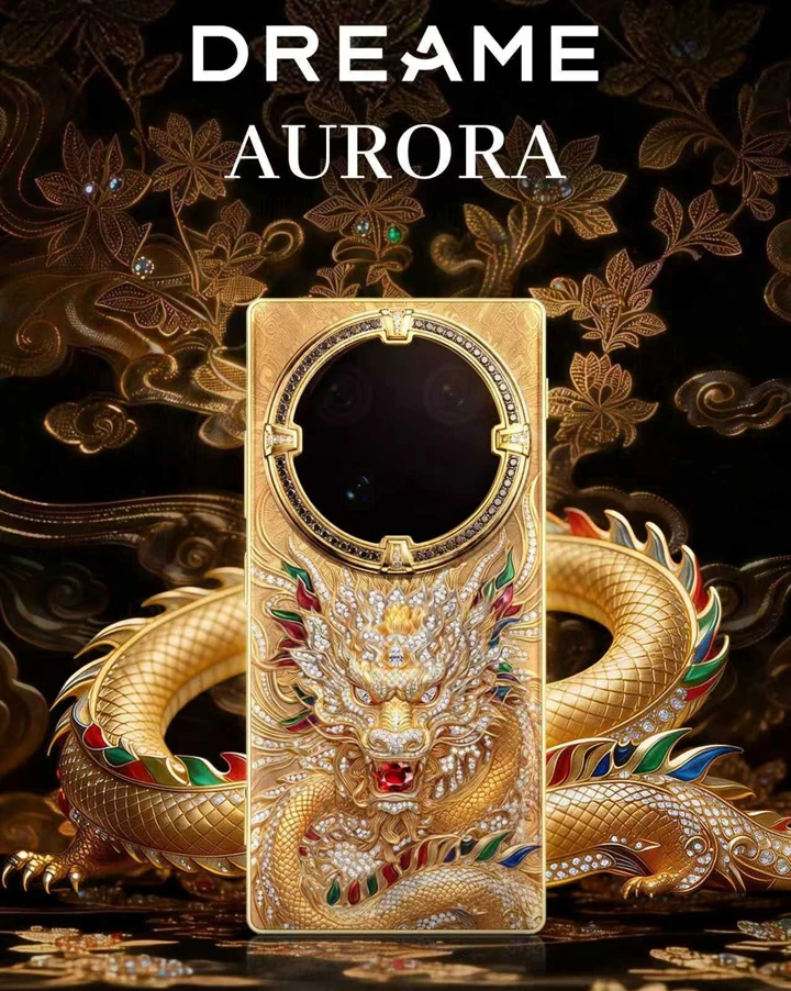 Dreame показала люксовые смартфоны Aurora: золото, бриллианты, ИИ