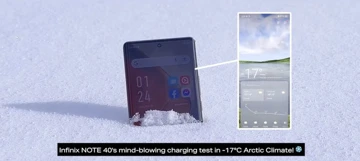Холодостойкую зарядку Infinix Note 40 и 40 Pro проверили на практике