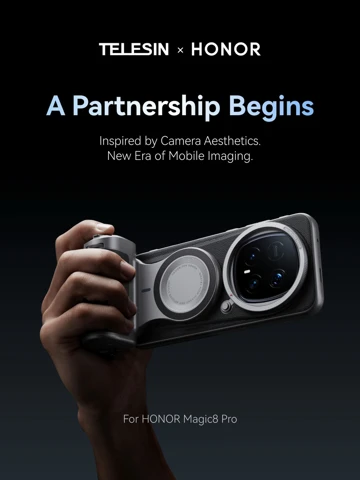 Honor заключила партнёрство с Telesin: серия Magic 8 получит фотонабор