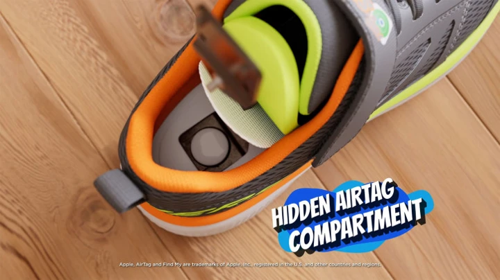 Маразм крепчал: Skechers выпустили детскую обувь с отсеком для AirTag