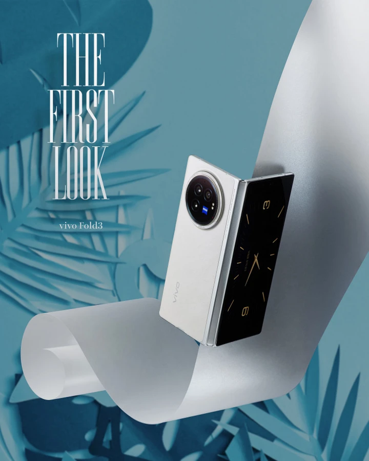 Vivo X Fold 3 и 3 Pro блистают на множестве студийных фото до анонса