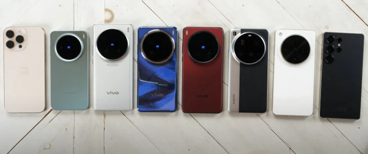 Наборы камер 20 лучших камерофонов — инфографика (весна 2025)