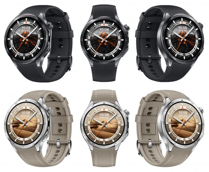 OPPO Watch X2 (OnePlus Watch 3) в двух цветах на пресс-фото