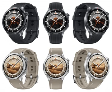 OPPO Watch X2 (OnePlus Watch 3) в двух цветах на пресс-фото