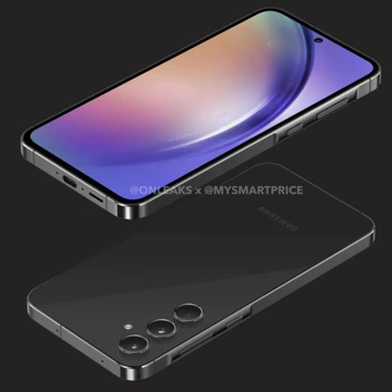 Первые точные рендеры Samsung Galaxy A55 5G