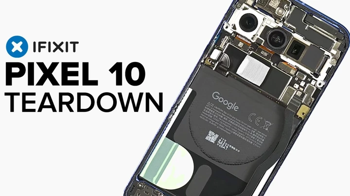 Pixel 10 разобрали на видео и дали оценку ремонтопригодности
