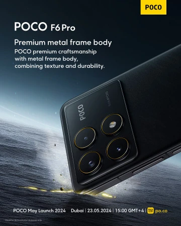 POCO F6 Pro: все ключевые характеристики на официальных постерах