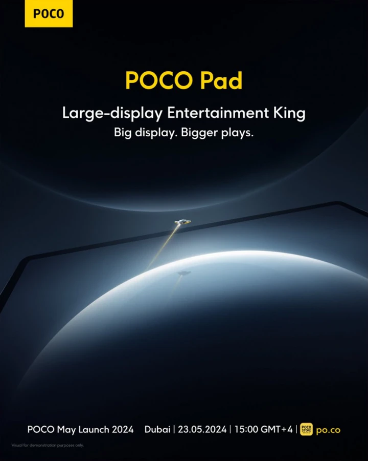 POCO Pad присоединится к POCO F6 на этой неделе. Что известно?