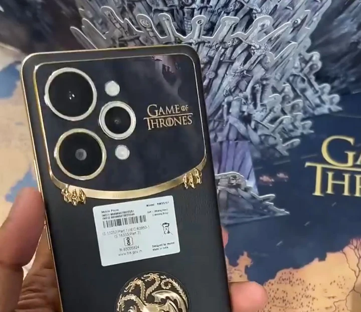 Realme 15 Pro Game of Thrones Limited Edition показали на видео до анонса