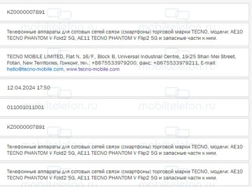 Tecno Phantom V Fold 2 и V Flip 2: обновлённые раскладушки уже скоро