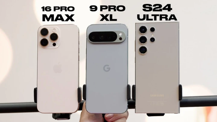 ВИДЕО: фото-сравнение iPhone 16 Pro, Galaxy S24 Ultra и Pixel 9 Pro