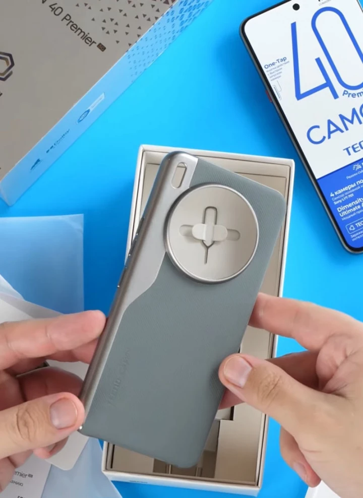 ВИДЕО: распаковка Tecno Camon 40 Premier – крутейший в истории бренда?