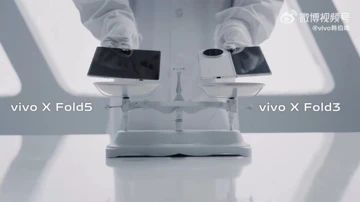 Vivo X Fold 5 показали вживую и сравнили с Vivo X Fold 3 (видео)