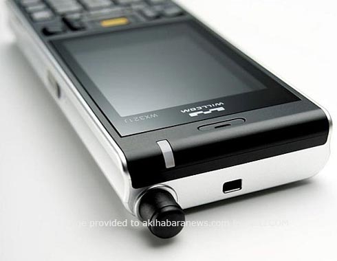 Willcom WX321J со сканером отпечатка пальца