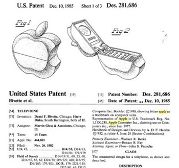 Настоящий Apple Phone запатентован 20 лет назад