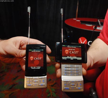 LG и Verizon Wireless анонсировали запуск сервиса V CAST Mobile TV