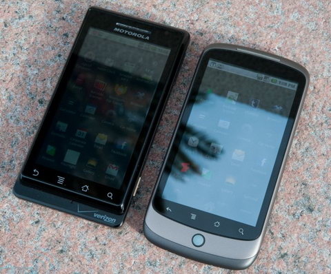Испытание светом: Motorola Milestone против HTC Nexus One