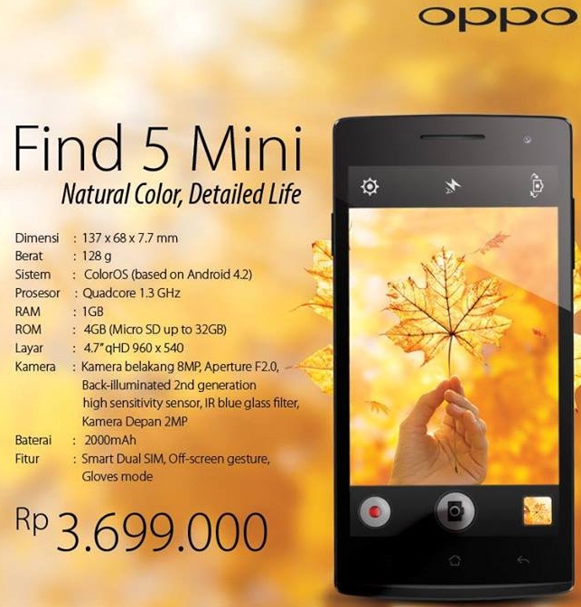 OPPO  Find 5 Mini  