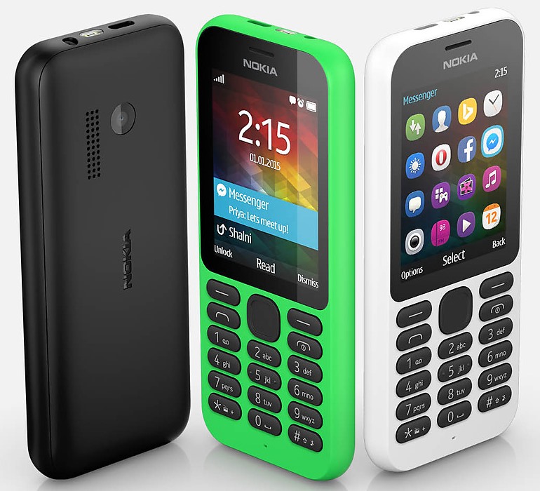 Nokia 215 - телефон с выходом в Интернет