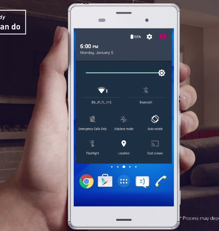 Android Lollipop  Sony Xperia Z3   -